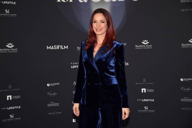 Rome, Sistine Corridors of Santo Spirito in Sassia, Evening Event Together For a Cure , In the photo: Andrea Delogu  Copyright: xVincenzoxLandix xipa-agency.netx xVincenzoxLandix IPA_Agency_IPA72437665