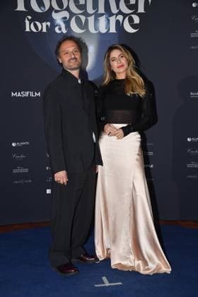 Rome, Sistine Corridors of Santo Spirito in Sassia Evening Event Together For a Cure , In the photo: Fabio Troiano Eleonora Pedron  Copyright: xVincenzoxLandix xipa-agency.netx xVincenzoxLandix IPA_Agency_IPA72437841