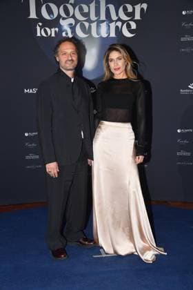 Rome, Sistine Corridors of Santo Spirito in Sassia Evening Event Together For a Cure , In the photo: Fabio Troiano Eleonora Pedron  Copyright: xVincenzoxLandix xipa-agency.netx xVincenzoxLandix IPA_Agency_IPA72437846