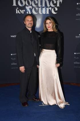 Rome, Sistine Corridors of Santo Spirito in Sassia Evening Event Together For a Cure , In the photo: Fabio Troiano Eleonora Pedron  Copyright: xVincenzoxLandix xipa-agency.netx xVincenzoxLandix IPA_Agency_IPA72437848