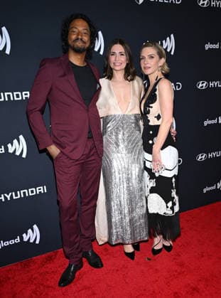 37th Annual GLAAD Media Awards Samba Schutte, Karolina Wydra and Rhea Seehorn arriving to the 37th Annual GLAAD Media Awards held at the Beverly Hilton Hotel on March 5, 2026 in Beverly Hills, Ca. Beverly Hills Beverly Hilton Hotel California USA Copyright: xLisaxOConnor xAFF-USA.COMx