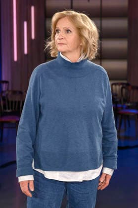 Johanna Gastdorf bei der Aufzeichnung der WDR-Talkshow Kölner Treff im WDR Studio BS 3. Köln, 05.03.2026
