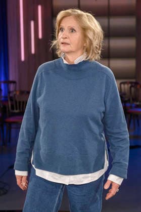 Johanna Gastdorf bei der Aufzeichnung der WDR-Talkshow Kölner Treff im WDR Studio BS 3. Köln, 05.03.2026