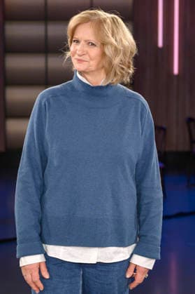 Johanna Gastdorf bei der Aufzeichnung der WDR-Talkshow Kölner Treff im WDR Studio BS 3. Köln, 05.03.2026