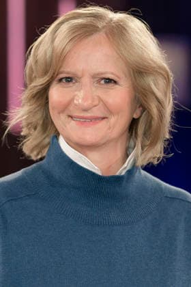 Johanna Gastdorf bei der Aufzeichnung der WDR-Talkshow Kölner Treff im WDR Studio BS 3. Köln, 05.03.2026