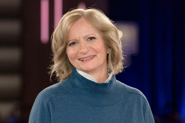 Johanna Gastdorf bei der Aufzeichnung der WDR-Talkshow Kölner Treff im WDR Studio BS 3. Köln, 05.03.2026
