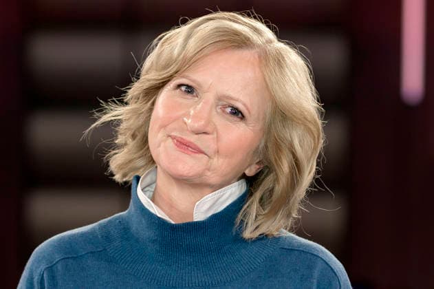 Johanna Gastdorf bei der Aufzeichnung der WDR-Talkshow Kölner Treff im WDR Studio BS 3. Köln, 05.03.2026
