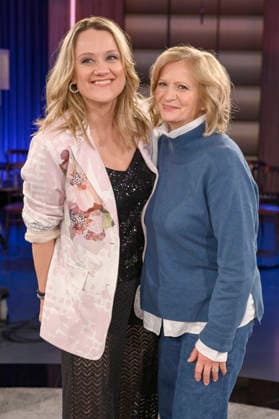 Lisa Feller und Johanna Gastdorf bei der Aufzeichnung der WDR-Talkshow Kölner Treff im WDR Studio BS 3. Köln, 05.03.2026