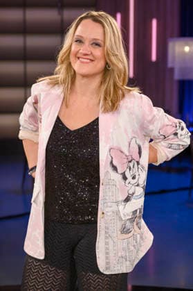 Lisa Feller bei der Aufzeichnung der WDR-Talkshow Kölner Treff im WDR Studio BS 3. Köln, 05.03.2026