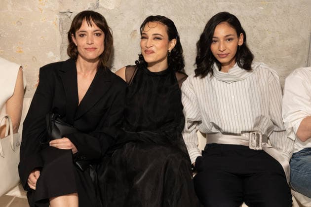 PFW - Icicle Front Row Vimala Pons, Camelia Jordana and Nadia Melliti attend the Icicle Womenswear Fall Winter 2026-2027 show as part of Paris Fashion Week on March 05, 2026 in Paris, France. Photo by Laurent Zabulon ABACAPRESS.COM Paris France  Copyright: xZabulonxLaurent ABACAx