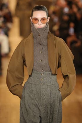 PFW - Uma Wang Runway A model walks the runway during the Uma Wang Womenswear Fall Winter 2026-2027 show as part of Paris Fashion Week on March 05, 2026 in Paris, France. Photo by Alain Gil Gonzalez ABACAPRESS.COM Paris France  Copyright: xGonzalezxAlain-Gil ABACAx