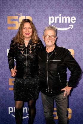 Martin Semmelrogge mit Partnerin Regine Prause bei der Staffel 3 Premiere der Amazon Prime Video Reality-Show The 50 im Cinedom. Köln, 05.03.2026