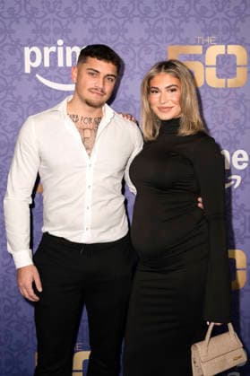 Luca Valerio und Ciara Angela bei der Staffel 3 Premiere der Amazon Prime Video Reality-Show The 50 im Cinedom. Köln, 05.03.2026