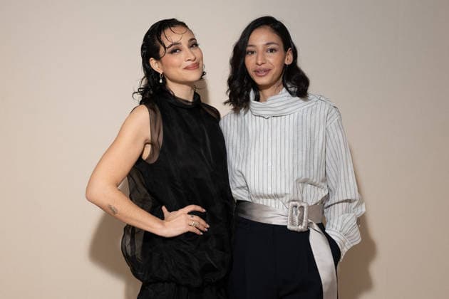 PFW - Icicle Photocall Camelia Jordana and Nadia Melliti attend the Icicle Womenswear Fall Winter 2026-2027 show as part of Paris Fashion Week on March 05, 2026 in Paris, France. Photo by Laurent Zabulon ABACAPRESS.COM Paris France  Copyright: xZabulonxLaurent ABACAx