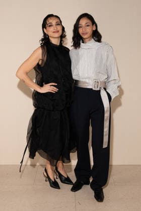 PFW - Icicle Photocall Camelia Jordana and Nadia Melliti attend the Icicle Womenswear Fall Winter 2026-2027 show as part of Paris Fashion Week on March 05, 2026 in Paris, France. Photo by Laurent Zabulon ABACAPRESS.COM Paris France  Copyright: xZabulonxLaurent ABACAx