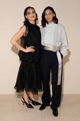 PFW - Icicle Photocall Camelia Jordana and Nadia Melliti attend the Icicle Womenswear Fall Winter 2026-2027 show as part of Paris Fashion Week on March 05, 2026 in Paris, France. Photo by Laurent Zabulon ABACAPRESS.COM Paris France  Copyright: xZabulonxLaurent ABACAx