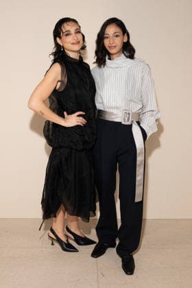 PFW - Icicle Photocall Camelia Jordana and Nadia Melliti attend the Icicle Womenswear Fall Winter 2026-2027 show as part of Paris Fashion Week on March 05, 2026 in Paris, France. Photo by Laurent Zabulon ABACAPRESS.COM Paris France  Copyright: xZabulonxLaurent ABACAx