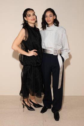 PFW - Icicle Photocall Camelia Jordana and Nadia Melliti attend the Icicle Womenswear Fall Winter 2026-2027 show as part of Paris Fashion Week on March 05, 2026 in Paris, France. Photo by Laurent Zabulon ABACAPRESS.COM Paris France  Copyright: xZabulonxLaurent ABACAx