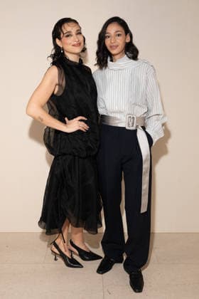 PFW - Icicle Photocall Camelia Jordana and Nadia Melliti attend the Icicle Womenswear Fall Winter 2026-2027 show as part of Paris Fashion Week on March 05, 2026 in Paris, France. Photo by Laurent Zabulon ABACAPRESS.COM Paris France  Copyright: xZabulonxLaurent ABACAx