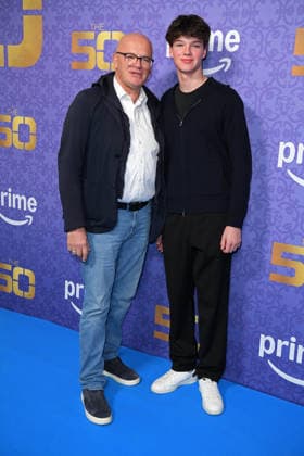 Rainer Laux mit Sohn bei der Premiere von THE 50 - Staffel 3 von Prime Video im Cinedom in Köln am 05.03.2026