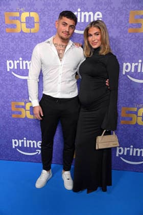 Luca Valerio mit Freundin Ciara Angela bei der Premiere von THE 50 - Staffel 3 von Prime Video im Cinedom in Köln am 05.03.2026