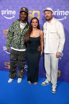 Teezy (Martini Lombaya), Jeje Lopes, C-Bas bei der Premiere von THE 50 - Staffel 3 von Prime Video im Cinedom in Köln am 05.03.2026
