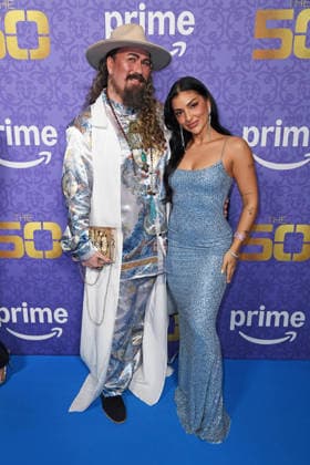 Leon Shankara, Jennifer Iglesias bei der Premiere von THE 50 - Staffel 3 von Prime Video im Cinedom in Köln am 05.03.2026
