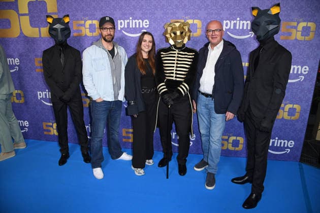 Philip Pratt, Jessica Heymann, Rainer Laux bei der Premiere von THE 50 - Staffel 3 von Prime Video im Cinedom in Köln am 05.03.2026