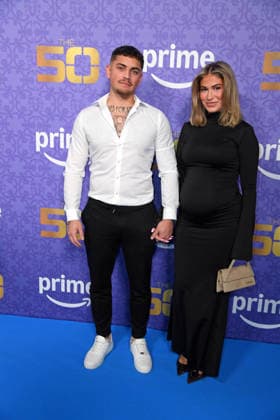 Luca Valerio mit Freundin Ciara Angela bei der Premiere von THE 50 - Staffel 3 von Prime Video im Cinedom in Köln am 05.03.2026