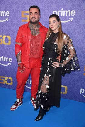 Cosimo Citiolo mit Freundin Nathalie Gaus bei der Premiere von THE 50 - Staffel 3 von Prime Video im Cinedom in Köln am 05.03.2026