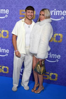 Oliver Ginkel mit Freundin Antonia Rot bei der Premiere von THE 50 - Staffel 3 von Prime Video im Cinedom in Köln am 05.03.2026