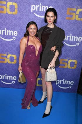 Maria Bell, Linda Braunberger bei der Premiere von THE 50 - Staffel 3 von Prime Video im Cinedom in Köln am 05.03.2026