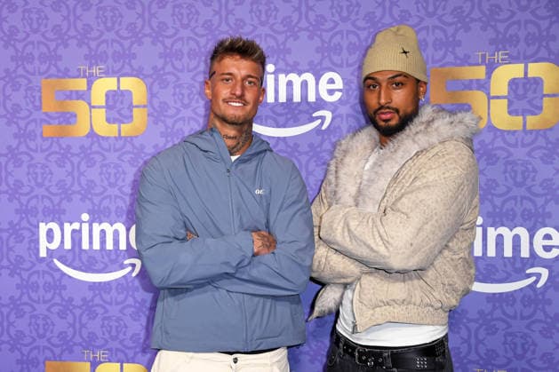 Laurenz Pesch, Calvin Ogara bei der Premiere von THE 50 - Staffel 3 von Prime Video im Cinedom in Köln am 05.03.2026
