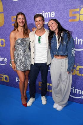 Stella Stegmann, Josh Stanley, Sandra Sicora bei der Premiere von THE 50 - Staffel 3 von Prime Video im Cinedom in Köln am 05.03.2026