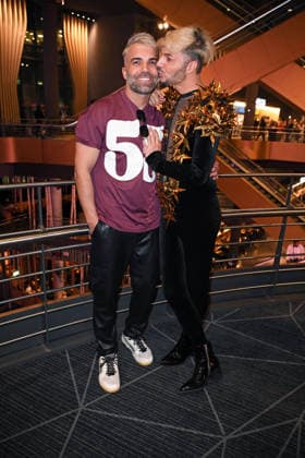 Rafi Rachek mit Freund Sam Dylan bei der Premiere von THE 50 - Staffel 3 von Prime Video im Cinedom in Köln am 05.03.2026