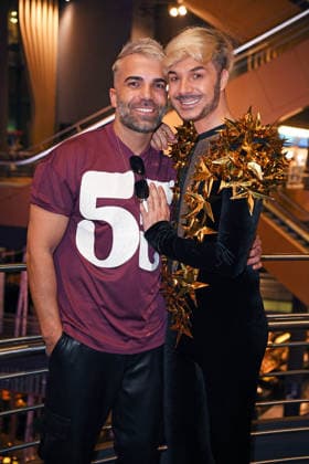 Rafi Rachek mit Freund Sam Dylan bei der Premiere von THE 50 - Staffel 3 von Prime Video im Cinedom in Köln am 05.03.2026