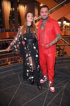 Cosimo Citiolo mit Freundin Nathalie Gaus bei der Premiere von THE 50 - Staffel 3 von Prime Video im Cinedom in Köln am 05.03.2026