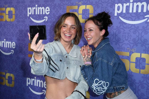 Julia Römmelt, Sandra Sicora bei der Premiere von THE 50 - Staffel 3 von Prime Video im Cinedom in Köln am 05.03.2026