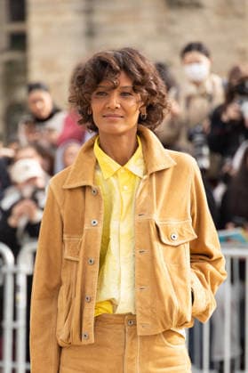PFW Loewe Outside Arrivals NB Liya Kebede arrived at the Loewe Womenswear Fall Winter 2026-2027 show as part of Paris Fashion Week on March 06, 2026 in Paris, France. Photo by Nasser Berzane ABACAPRESS.COM Paris France  Copyright: xBerzanexNasser ABACAx