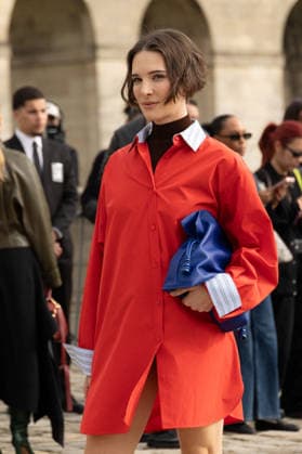 PFW Loewe Outside Arrivals NB Hari Nef arrived at the Loewe Womenswear Fall Winter 2026-2027 show as part of Paris Fashion Week on March 06, 2026 in Paris, France. Photo by Nasser Berzane ABACAPRESS.COM Paris France  Copyright: xBerzanexNasser ABACAx