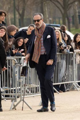 PFW Loewe Outside Arrivals NB Jaime De Marichalar arrived at the Loewe Womenswear Fall Winter 2026-2027 show as part of Paris Fashion Week on March 06, 2026 in Paris, France. Photo by Nasser Berzane ABACAPRESS.COM Paris France  Copyright: xBerzanexNasser ABACAx