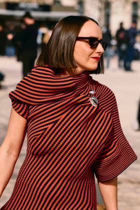 Paris Fashion Week - Women F W 26-27 Issey Miyake fashion show Street style Paris, France guest Paris Fashion Week - Women F W 26-27 Issey Miyake fashion show Street style Paris, France 6th March 2026 SGPItalia id 134576_006 * Not Exclusive  Copyright: xLorenzoxCremonax