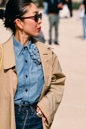 Paris Fashion Week - Women F W 26-27 Issey Miyake fashion show Street style Paris, France guest Paris Fashion Week - Women F W 26-27 Issey Miyake fashion show Street style Paris, France 6th March 2026 SGPItalia id 134576_006 * Not Exclusive  Copyright: xLorenzoxCremonax