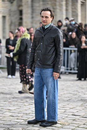 PFW Loewe Outside Arrivals Frank Dillane arriving at the Loewe show during Fashion Week in Paris, France on March 6, 2026. Photo by Julien Reynaud APS-Medias ABACAPRESS.COM Paris France  Copyright: xReynaudxJulien APS-Medias ABACAx