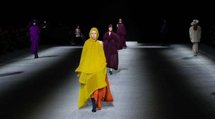 Paris fashion week Womenwear FALL WINTER 2026 2027 ISSEY MIYAKE 6th March 2026 sylvie lefort photography MAXPPP 06 03 2026 @sylvie Lefort Photography MAXPPP 06 03 26 Models present creations from the Womenswear FALL WINTER 2026 2027collection by ISSEY MIYAKE during the Paris Fashion Week, in Paris, France 6th March 2026 The presentation of the Womens collections from March 2nd to March 10th 26  Copyright: xMAXPPPxsylviexlefortxphotographyx LFR202603067119 LFR202603067119