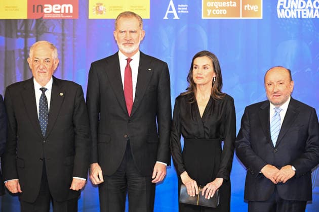 The King and Queen preside over the XXIV In Memoriam Concert in tribute to the Victims of Terrorism King Felipe VI and Queen Letizia on their arrival at the Auditorio Nacional de Música to preside over the XXIV In Memoriam Concert in tribute to the Victims of Terrorism on March 6, 2026 in Madrid Spain KING FELIPE VI QUEEN LETIZIA CONCERT VICTIMS OF TERRORISM José Madrid Madrid Madrid Spain  Copyright: xJosÃ xOlivax 7345571