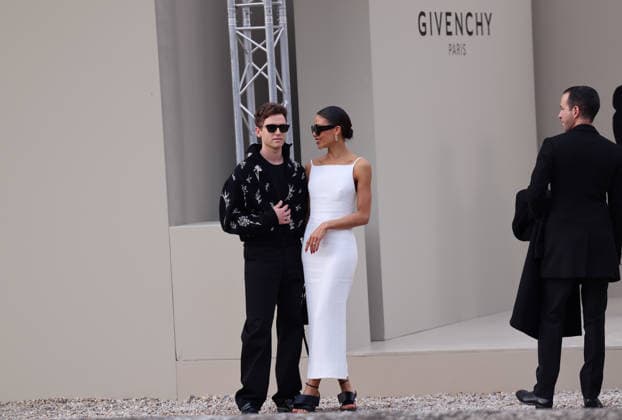ArrivÃ es au dÃ file Givenchy Collection Femme PrÃªt-Ã -Porter Automne Hiver 2026-2027 lors de la Fashion Week de Paris (PFW) George Tabor-King et Emma Thynn - ArrivÃ es au dÃ file Givenchy Collection Femme PrÃªt-Ã -Porter Automne Hiver 2026-2027 lors de la Fashion Week de Paris (PFW) Arrivals at Givenchy show during Paris Fashion Week - Womenswear Fall Winter 2026 2027 in Paris on March 6, 2026.  Copyright: xBertrandxVanierx