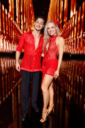 Sänger Milano (Milane Baybah) und Profitänzerin Marta Arndt bei der ersten Tanzshow der 19. Staffel der RTL-Tanzshow Lets Dance im Coloneum. Köln, 06.03.2026 NRW Deutschland Copyright: xChristophxHardtx
