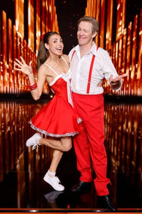 Tänzerin Ekaterina Leonova und Schauspieler Simon Gosejohann bei der ersten Tanzshow der 19. Staffel der RTL-Tanzshow Lets Dance im Coloneum. Köln, 06.03.2026 NRW Deutschland Copyright: xChristophxHardtx