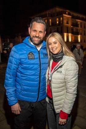 abb Matthias Killing und Nina Ensmann zu Gast am Strand bei 10.Jahre Baltic Lights 2026 Promi Charity Schlittenhunderennen zu Gunsten der Welthungerhilfe an der Ostsee zwischen der Seebruecke Ahlbeck und der Seebruecke Heringsdorf , Freitag 06.03.2026 in Heringsdorf MV Deutschland